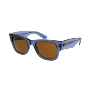 Mega Wayfarer Azul transparente/marron liso 0840S 6680/73
